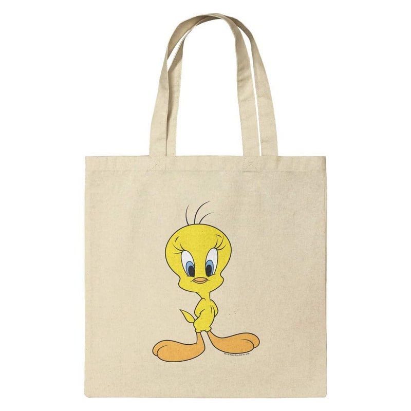 GRAPHICS & MORE Looney Tunes Tweety Bird Grocery Travel Reusable Tote Bag - Image 1